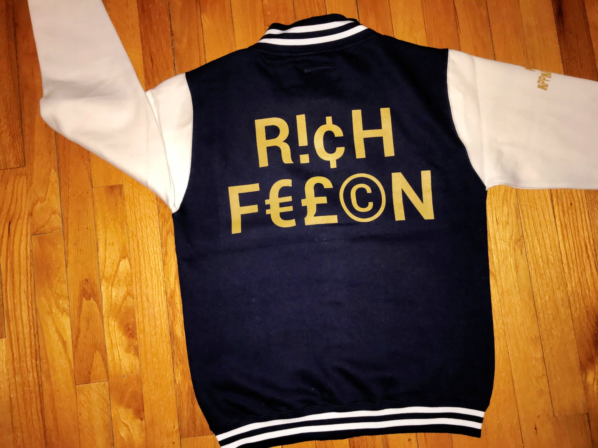 NOTRE "RICH FELON APPAREL" VARSITY JACKET